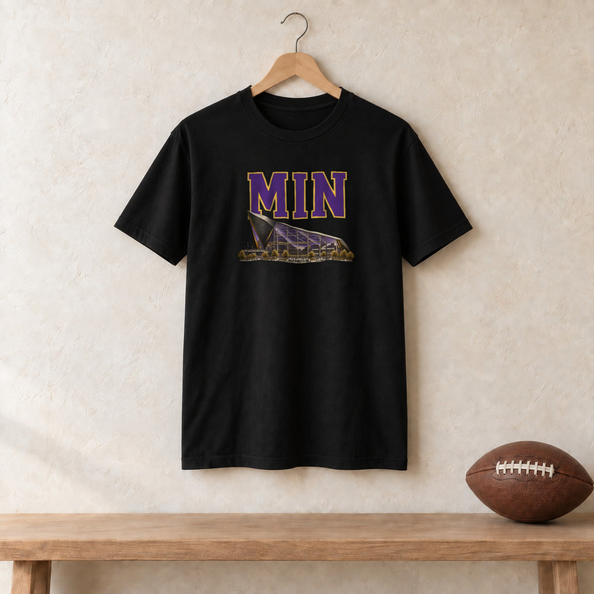Minnesota Home Field Advantage tee in Black