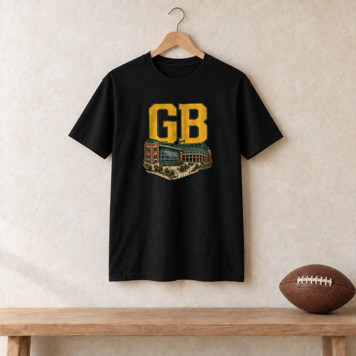 Green Bay Home Field Advantage tee in Black