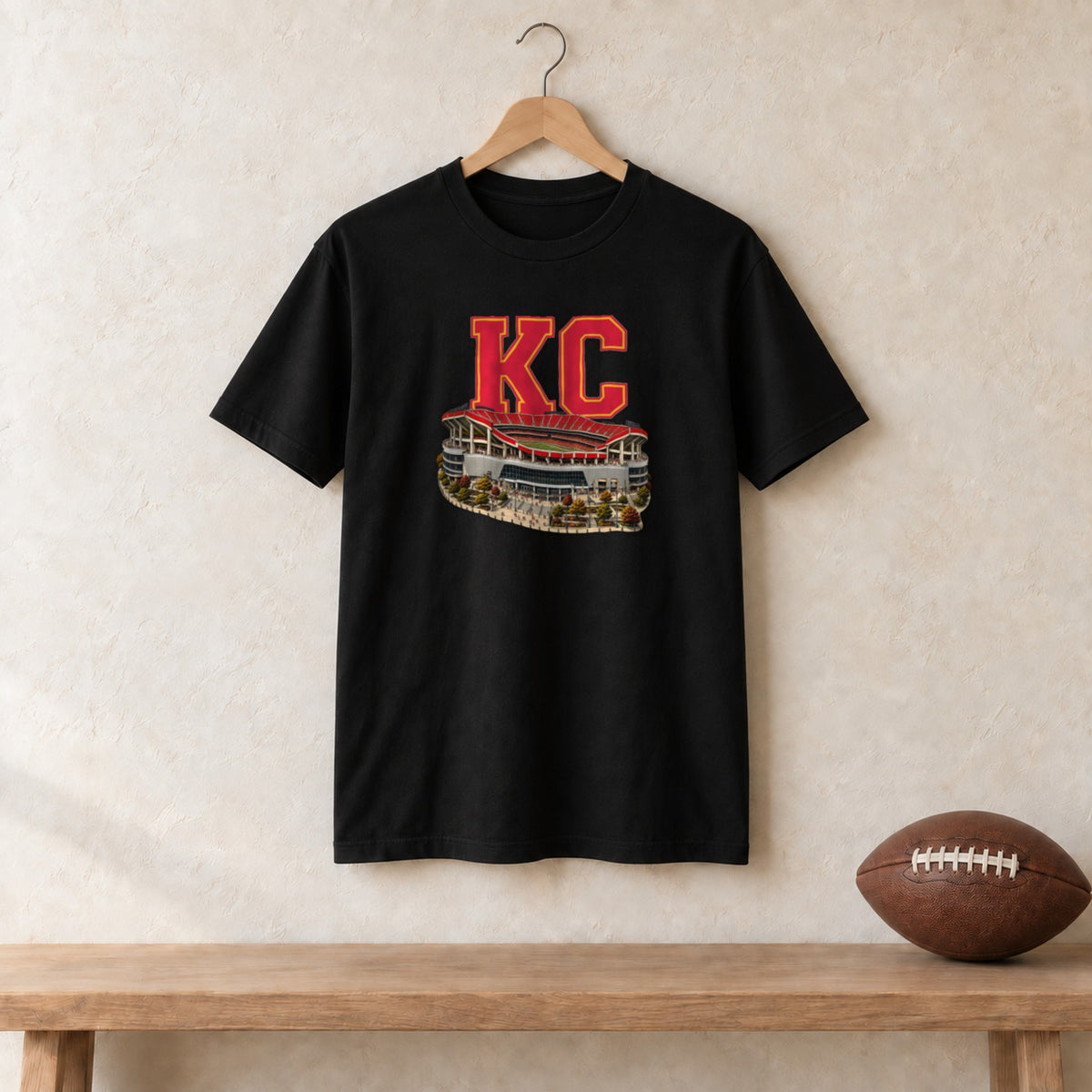Kansas City Home Field Advantage tee in Black