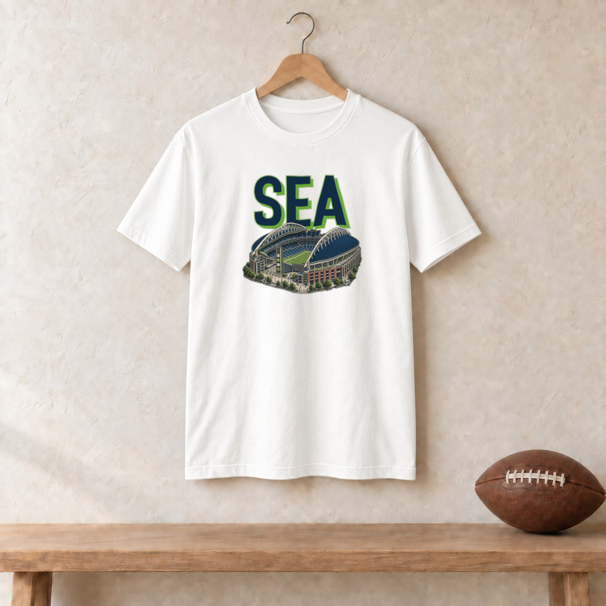 Seattle Home Field Advantage tee in White