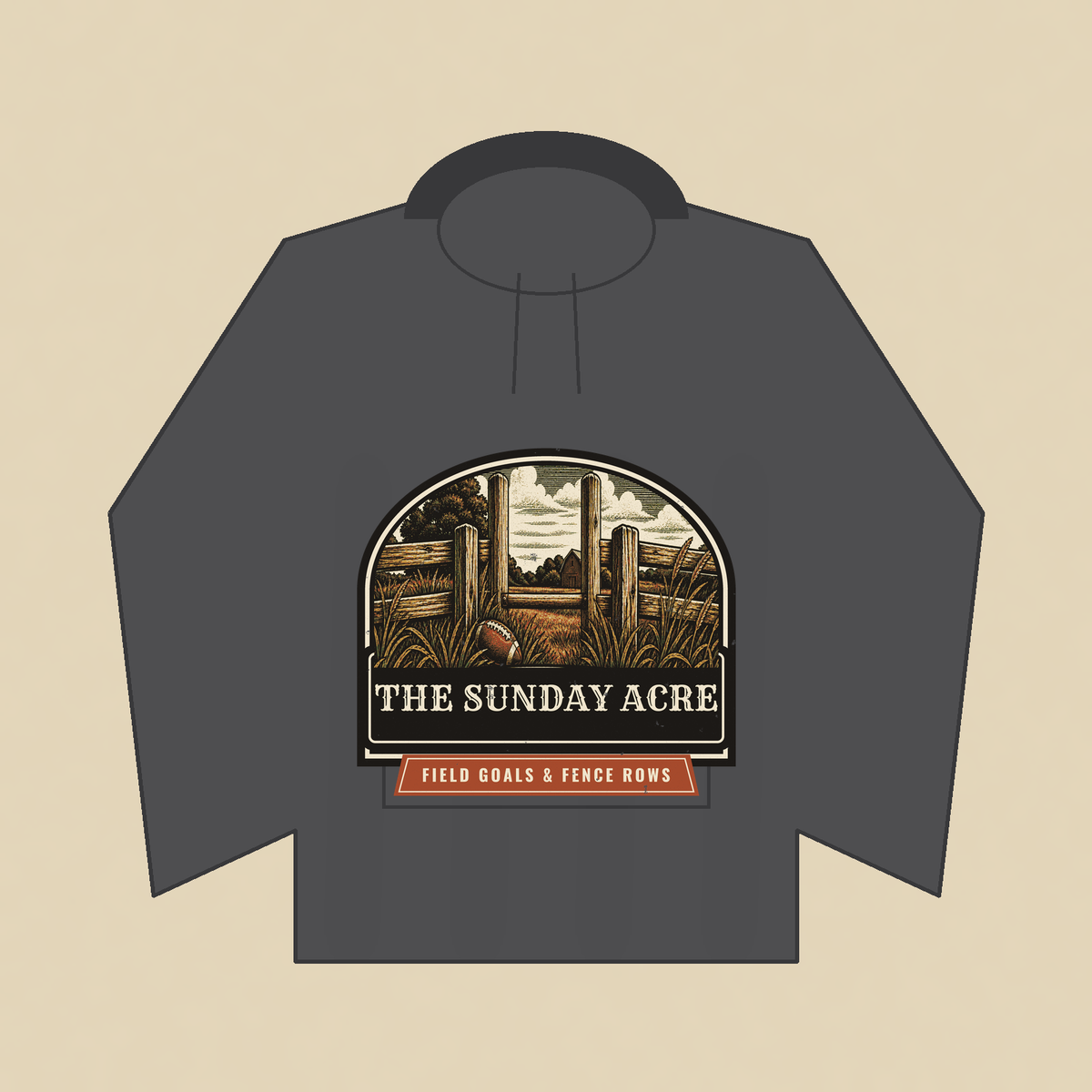 Field Goals & Fence Rows — Hoodie (Gildan 18500)