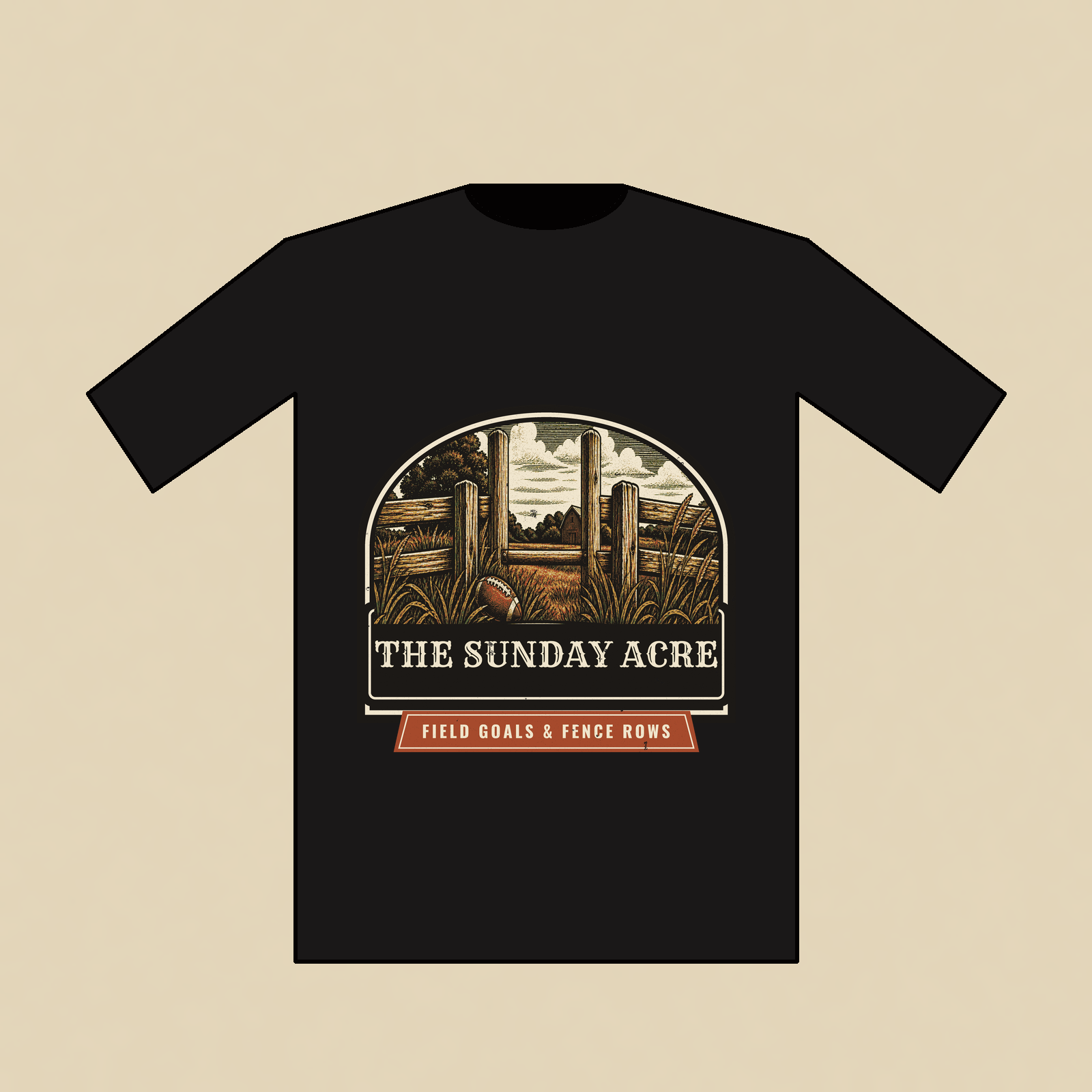 Field Goals & Fence Rows — Premium Tee (Bella + Canvas 3001)