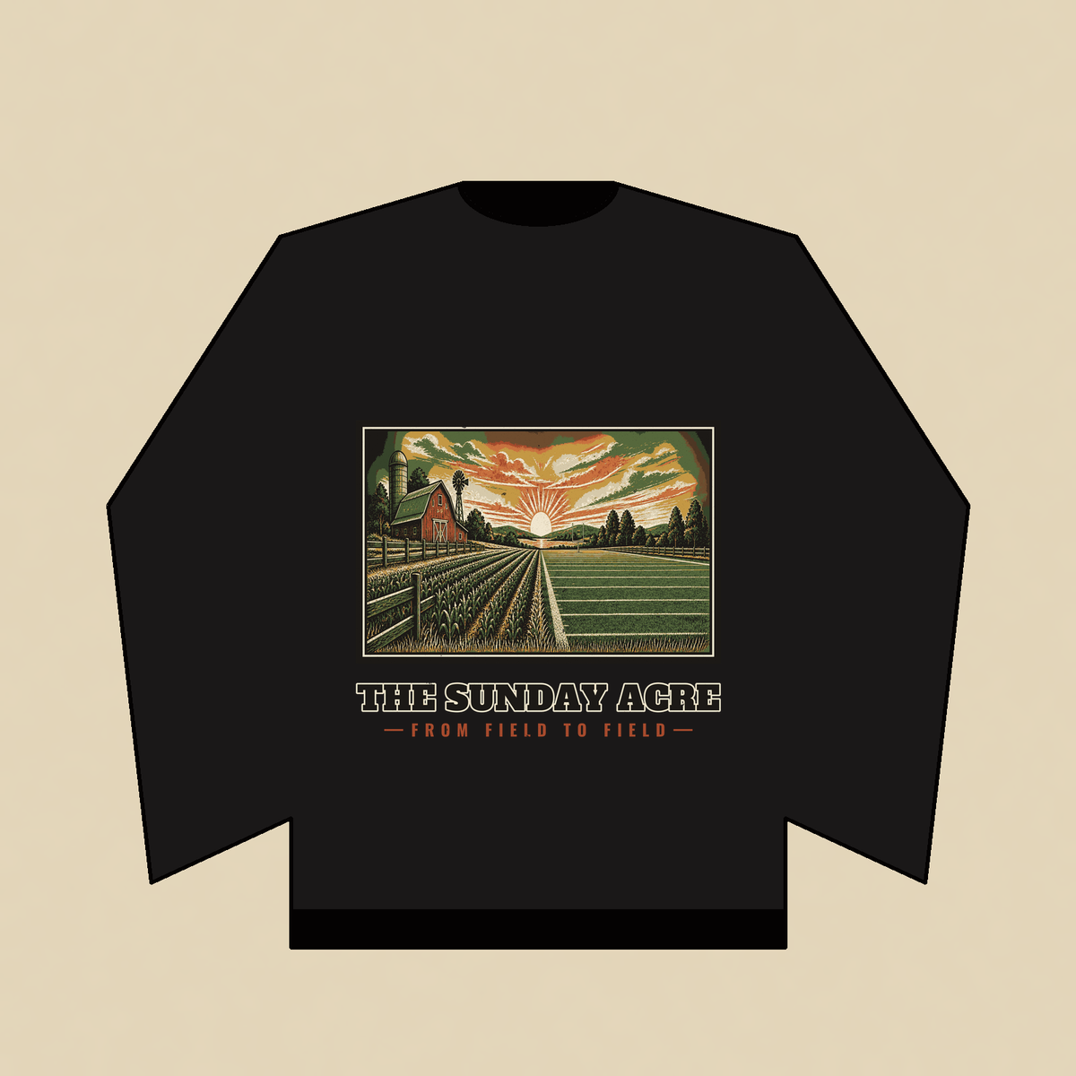 From Field to Field — Crewneck Sweatshirt (Gildan 18000)
