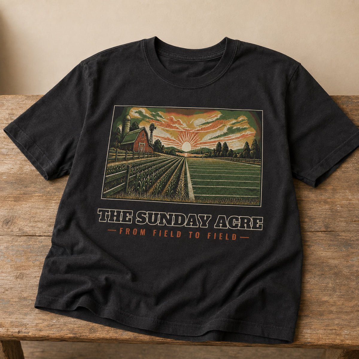 mockup: From Field to Field — Premium Tee (Bella + Canvas 3001)
