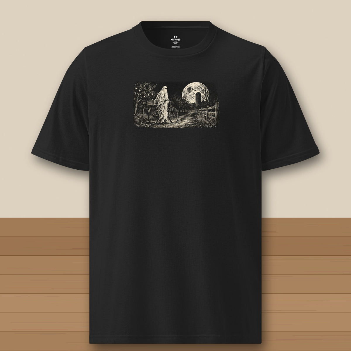 Under Armour Tee · Black · front · All Hollow's Eve Last Ride Home athletic tee in black