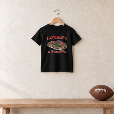 Color Black, Saturdays in Bloomington Youth Classic Tee in black