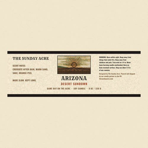 interim: Arizona — Desert Sundown — 9 oz Soy Candle