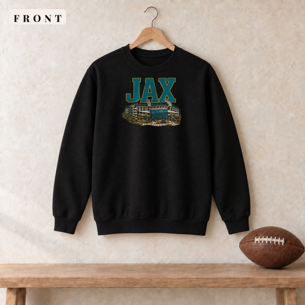 Crewneck · Black · front · Jacksonville Home Field Advantage crewneck in black