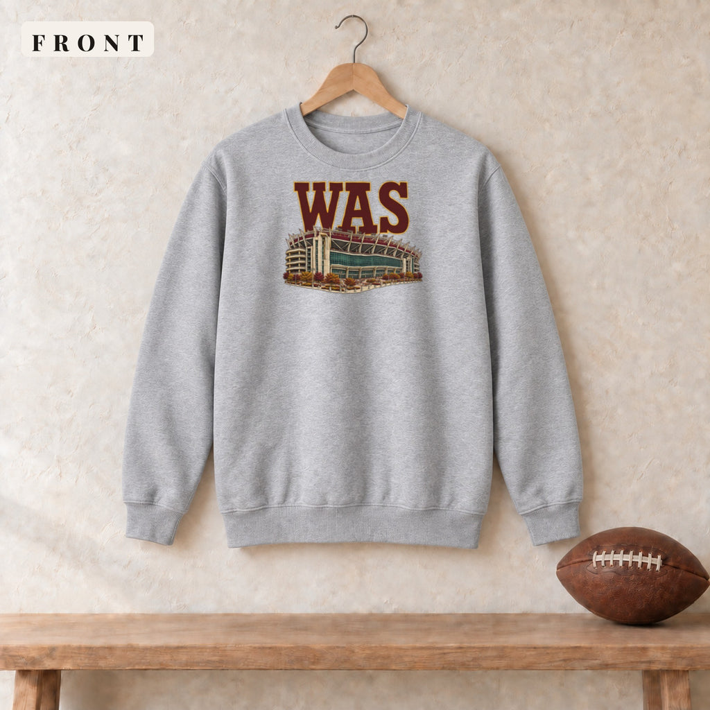 Crewneck · Sport Grey · front · Washington Home Field Advantage crewneck in sport grey