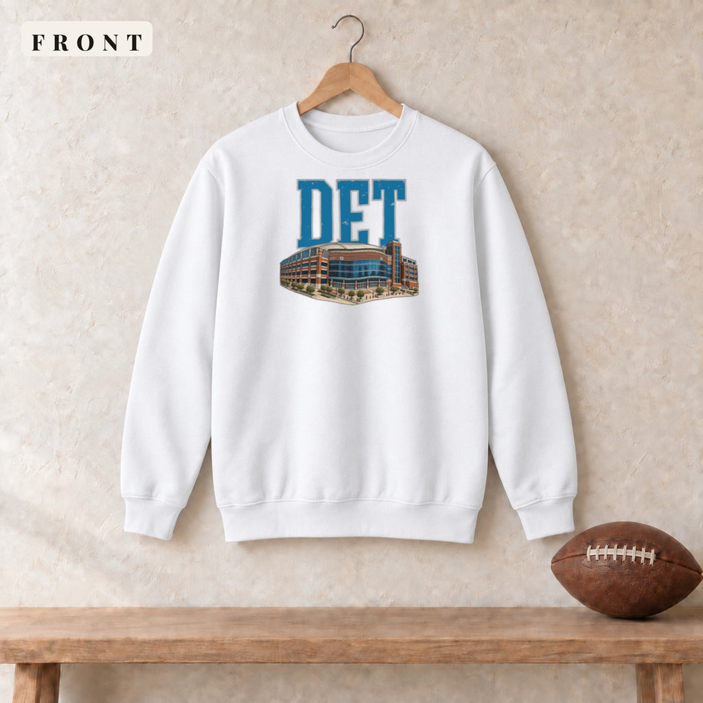 Crewneck · White · front · Detroit Home Field Advantage crewneck in white