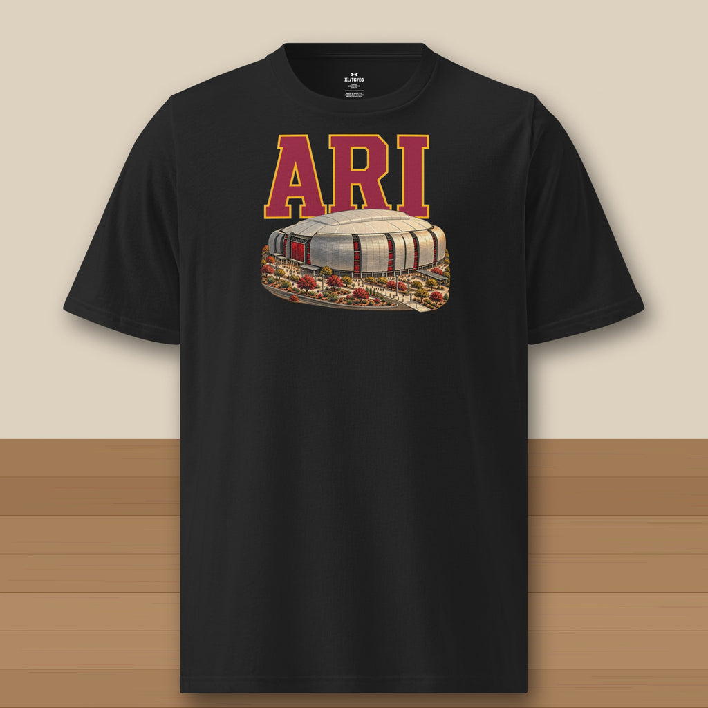 Under Armour Tee · Black · front · Arizona Home Field Advantage Under Armour tee in black
