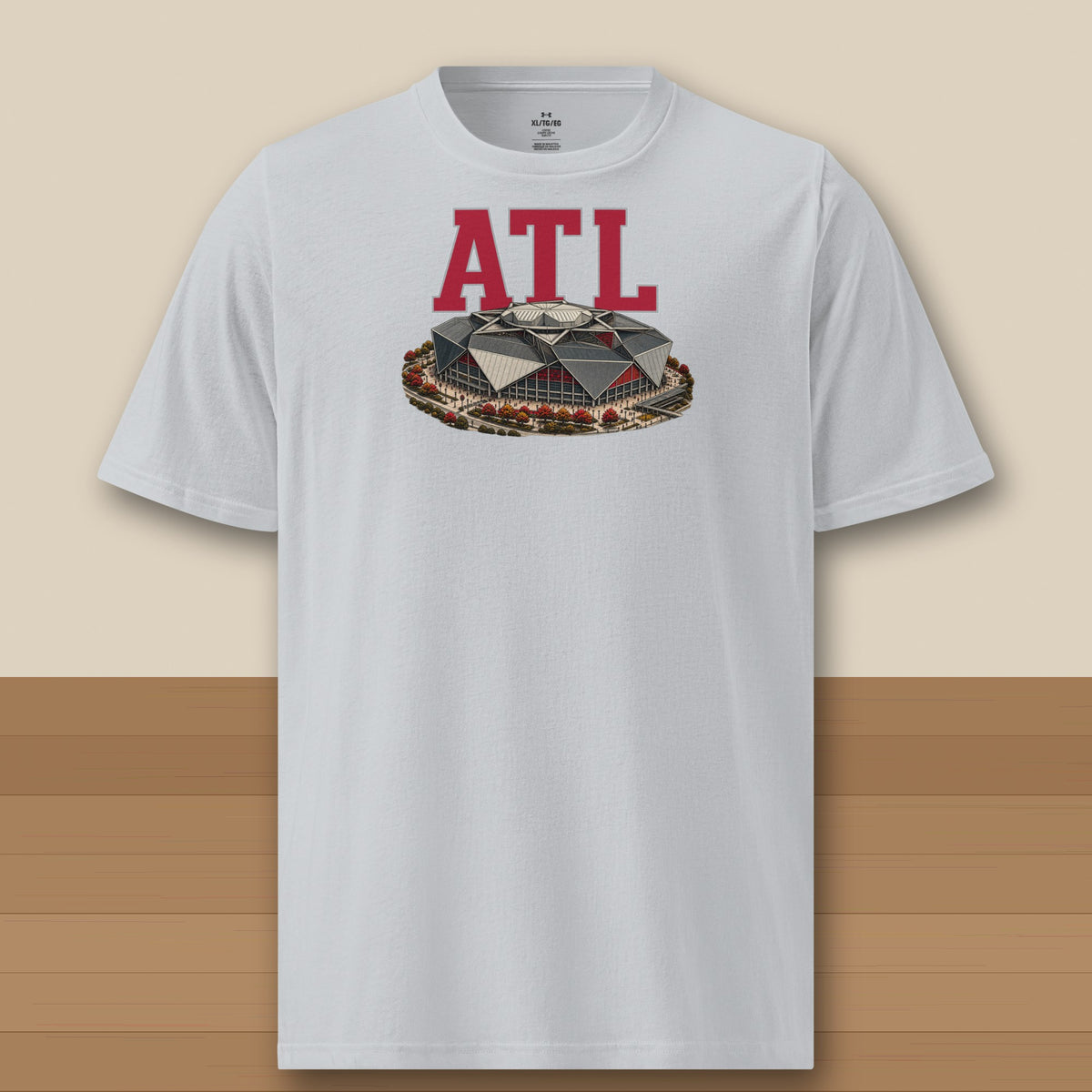 Under Armour Tee · Grey · front · Atlanta Home Field Advantage Under Armour tee in grey