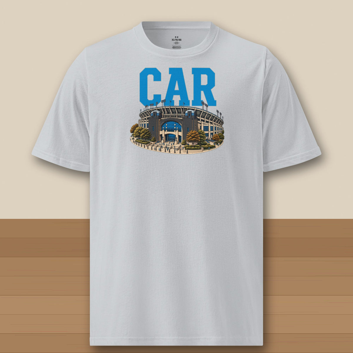 Under Armour Tee · Grey · front · Carolina Home Field Advantage Under Armour tee in grey