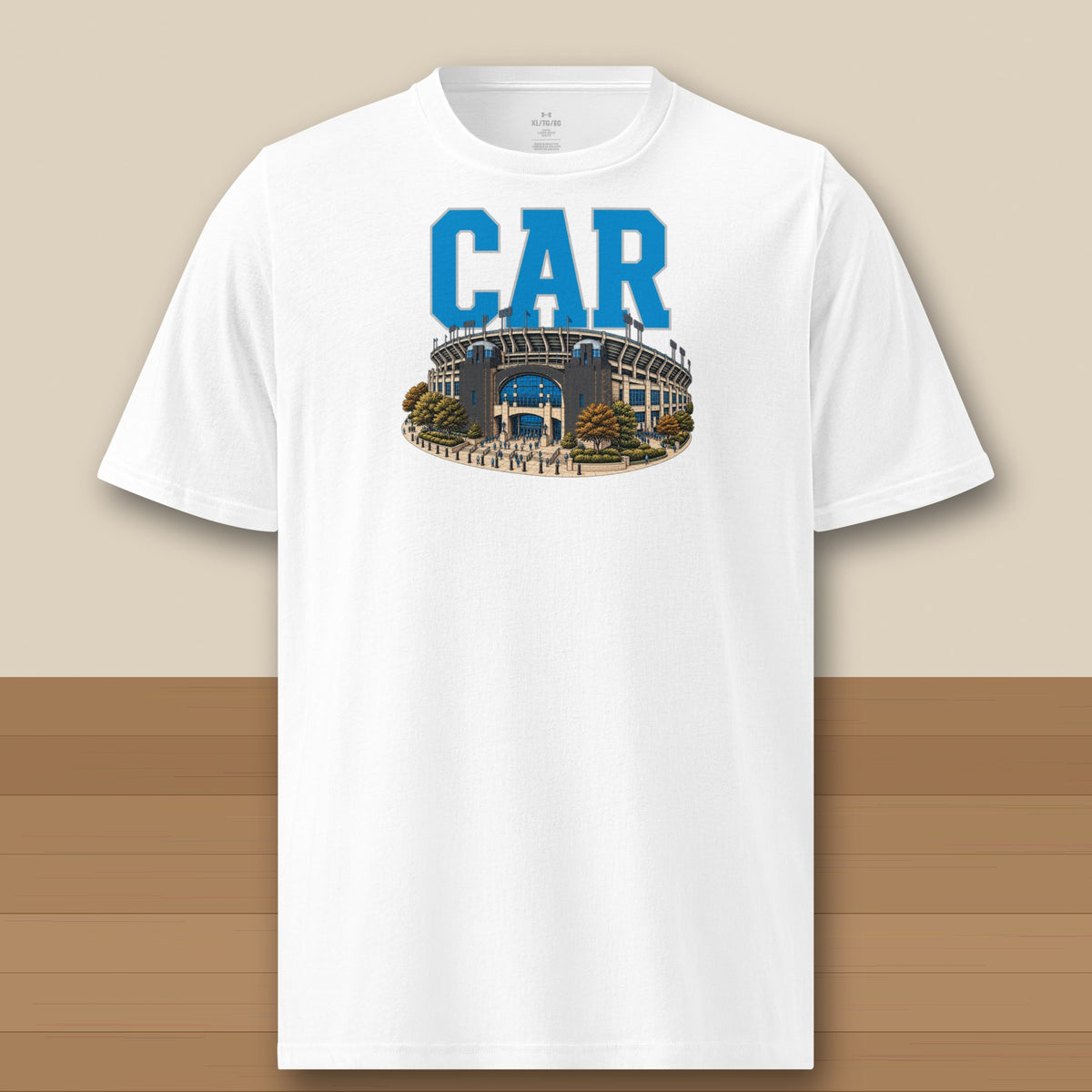 Under Armour Tee · White · front · Carolina Home Field Advantage Under Armour tee in white
