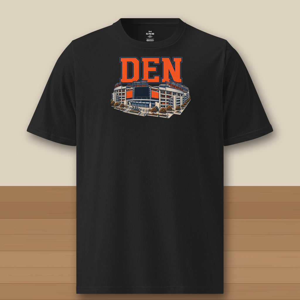 Under Armour Tee · Black · front · Denver Home Field Advantage Under Armour tee in black