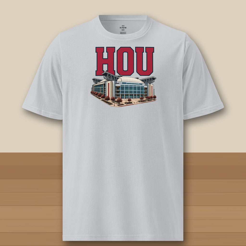 Under Armour Tee · Grey · front · Houston Home Field Advantage Under Armour tee in grey