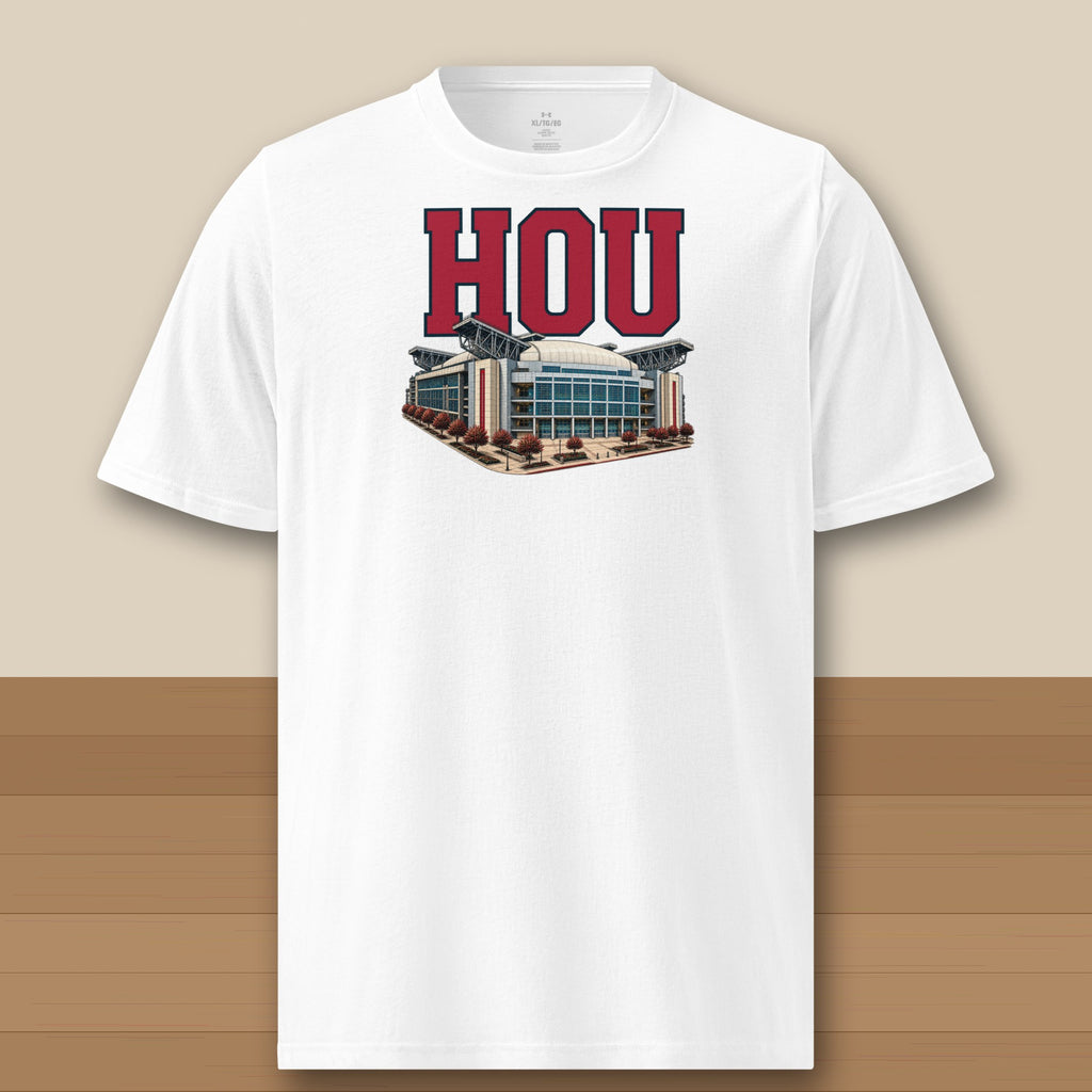 Under Armour Tee · White · front · Houston Home Field Advantage Under Armour tee in white