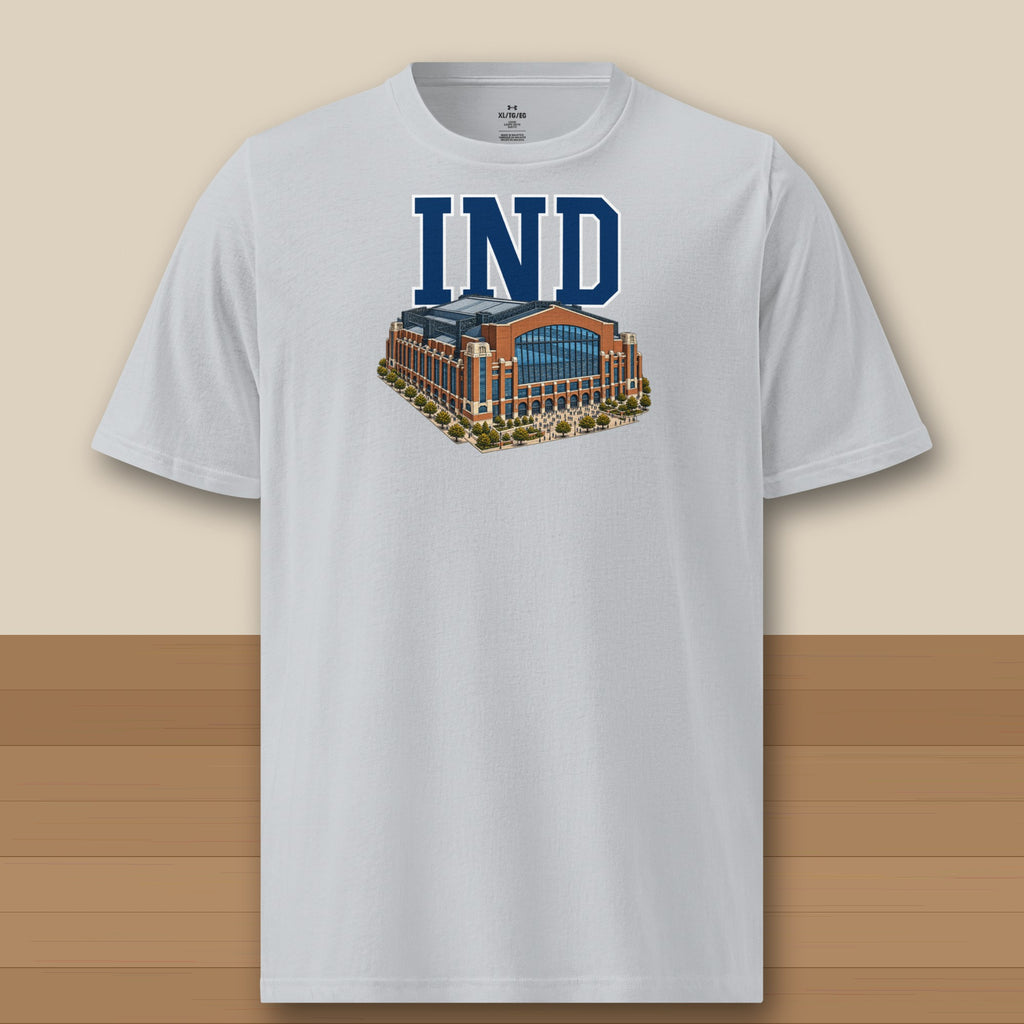 Under Armour Tee · Grey · front · Indianapolis Home Field Advantage Under Armour tee in grey