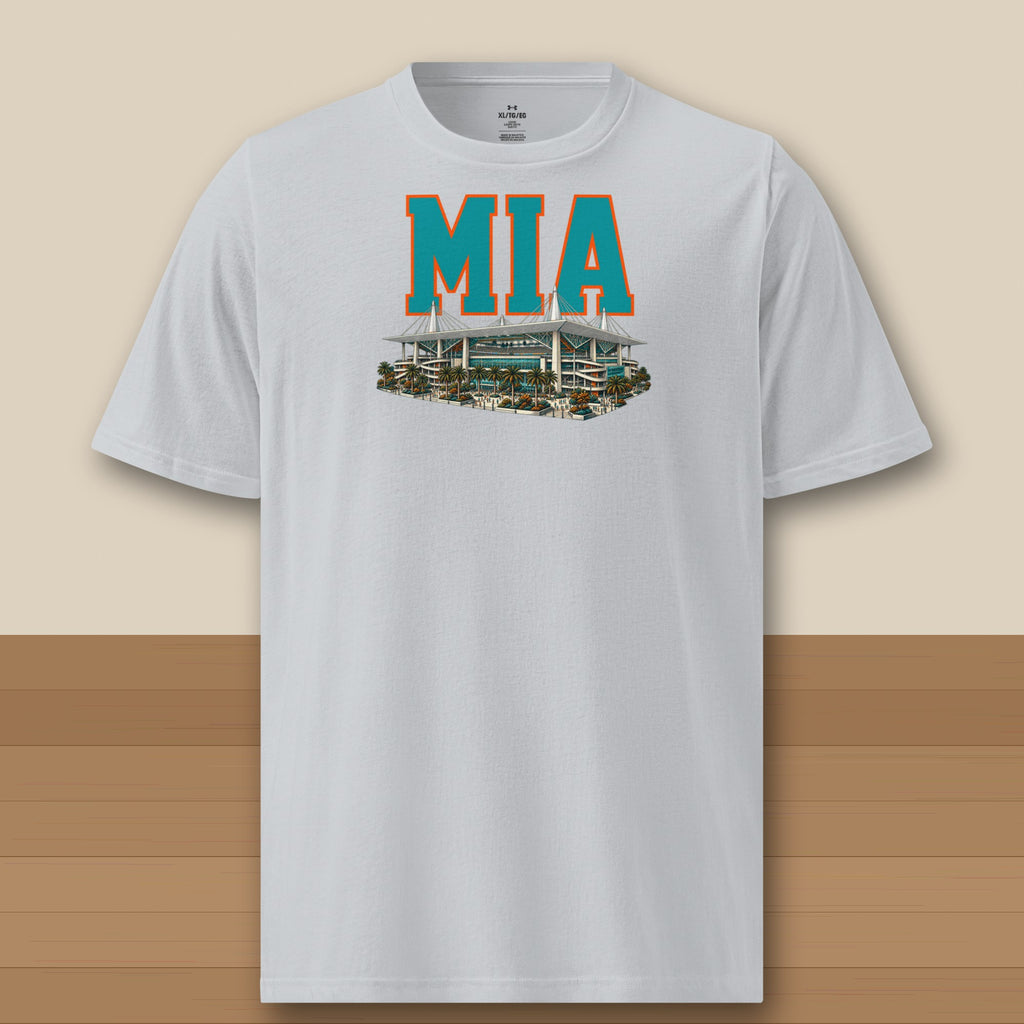 Under Armour Tee · Grey · front · Miami Home Field Advantage Under Armour tee in grey