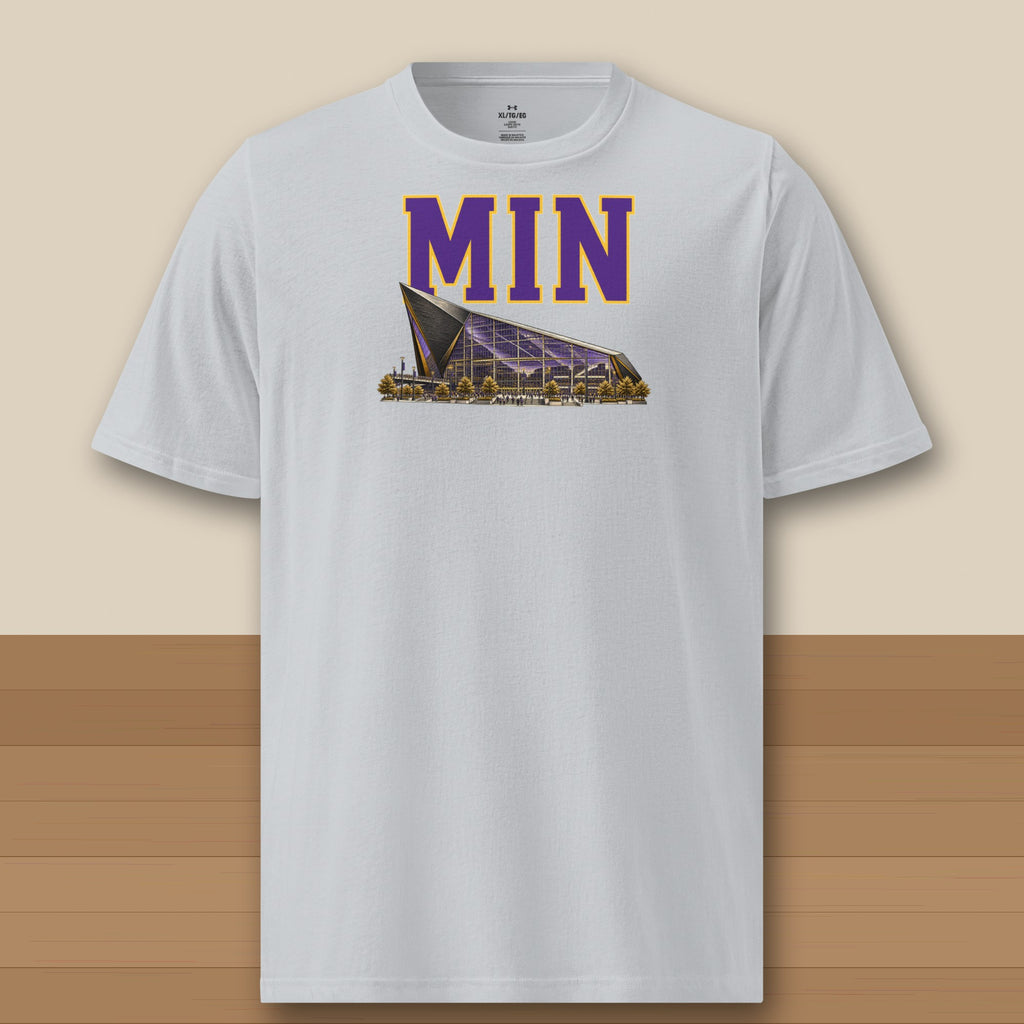 Under Armour Tee · Grey · front · Minnesota Home Field Advantage Under Armour tee in grey
