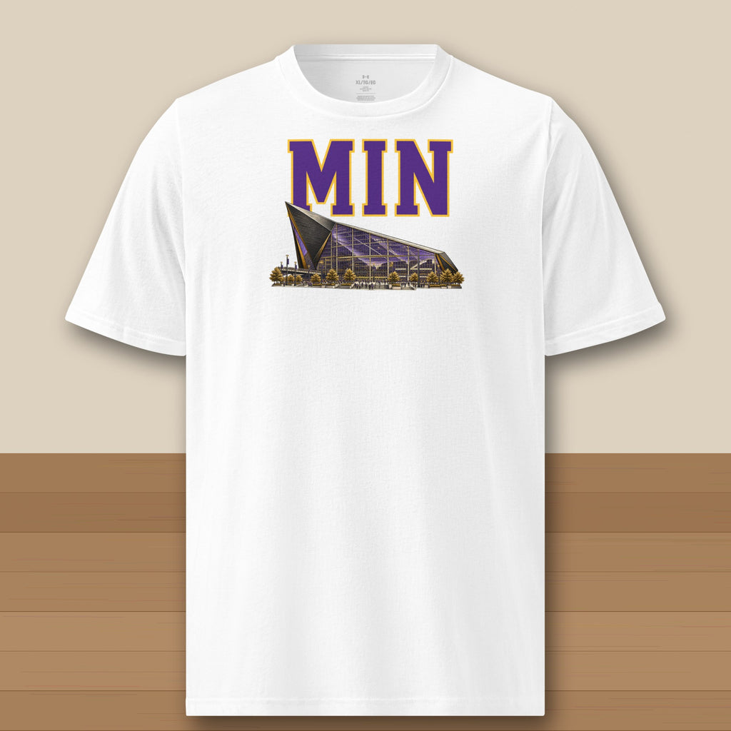 Under Armour Tee · White · front · Minnesota Home Field Advantage Under Armour tee in white