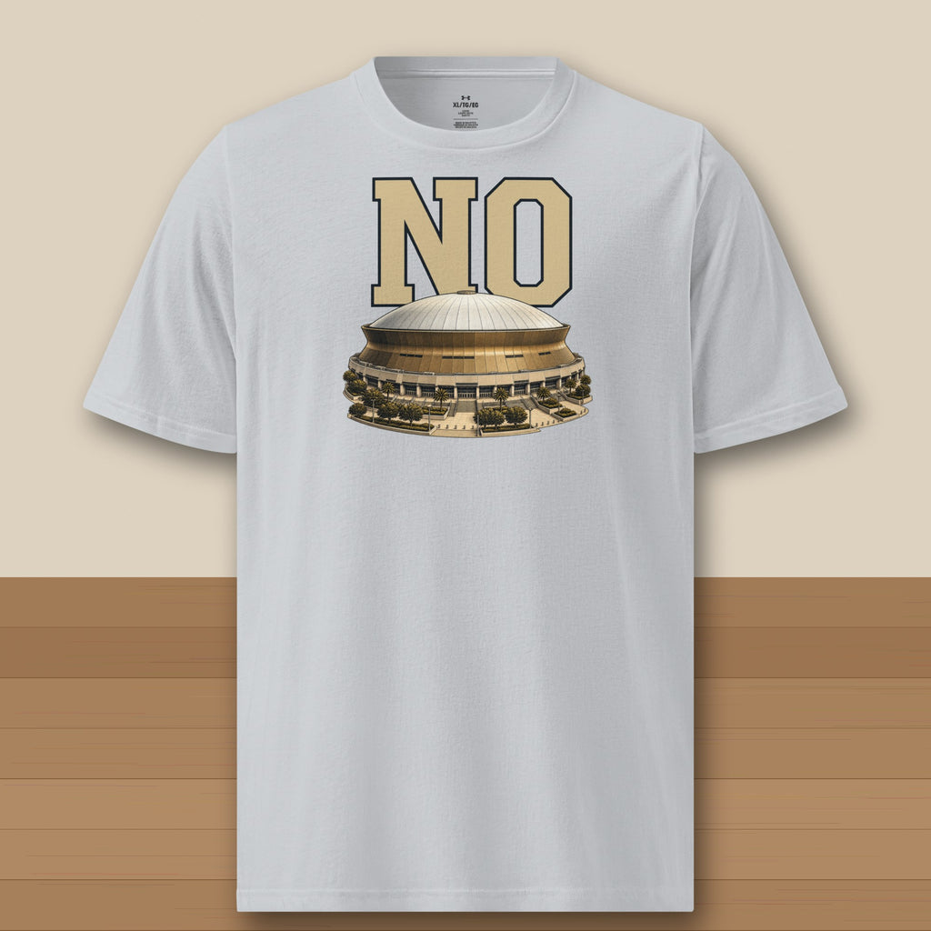 Under Armour Tee · Grey · front · New Orleans Home Field Advantage Under Armour tee in grey