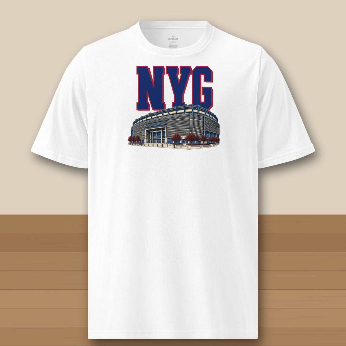 Under Armour Tee · White · front · New York Royal Home Field Advantage Under Armour tee in white