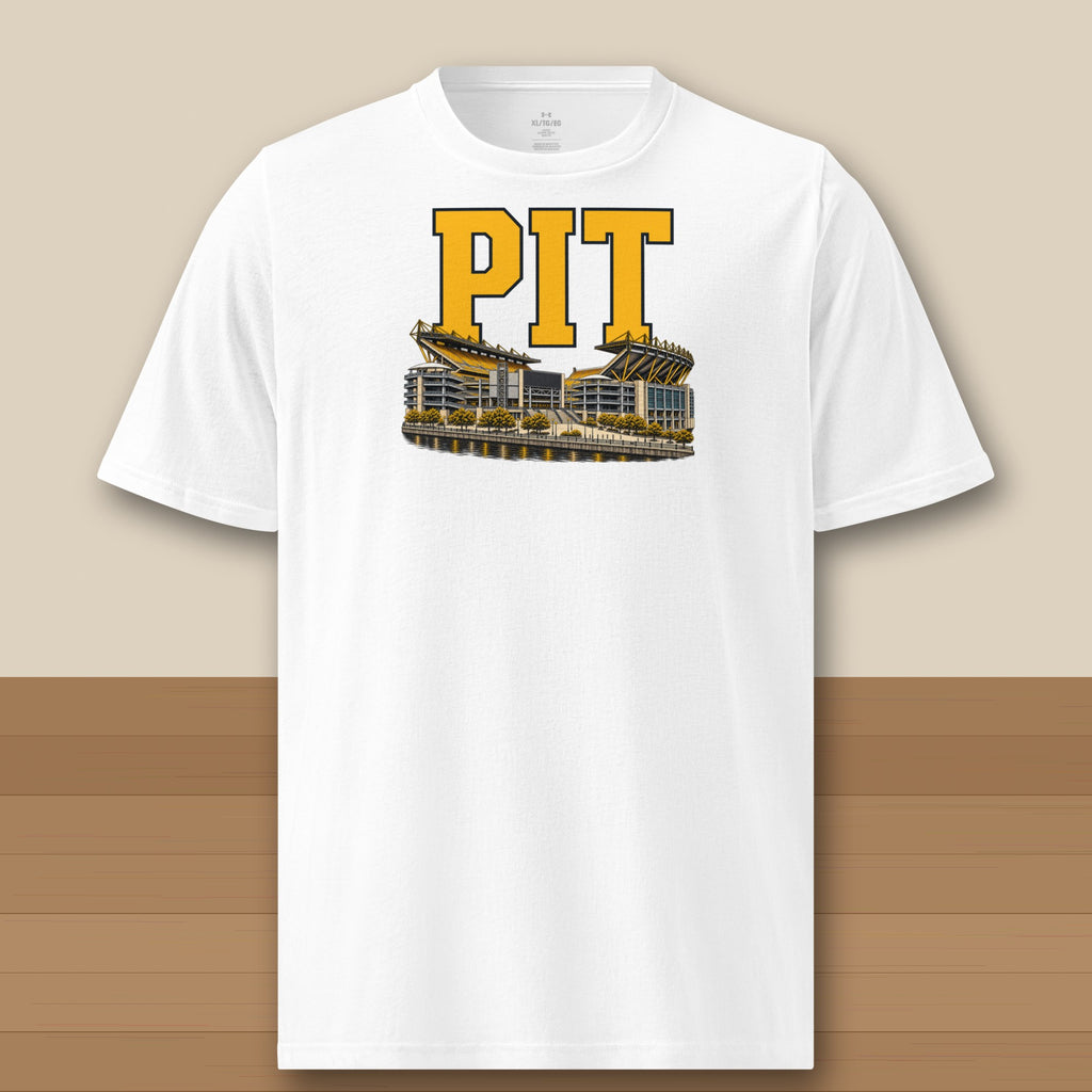 Under Armour Tee · White · front · Pittsburgh Home Field Advantage Under Armour tee in white