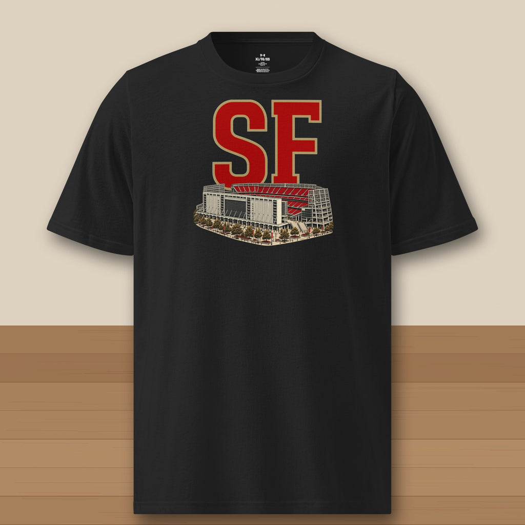 Under Armour Tee · Black · front · San Francisco Home Field Advantage Under Armour tee in black
