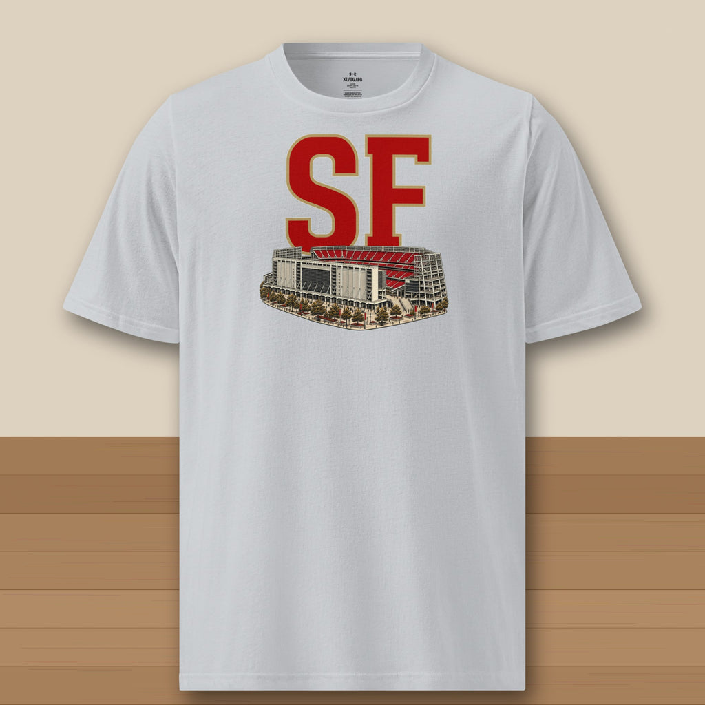 Under Armour Tee · Grey · front · San Francisco Home Field Advantage Under Armour tee in grey