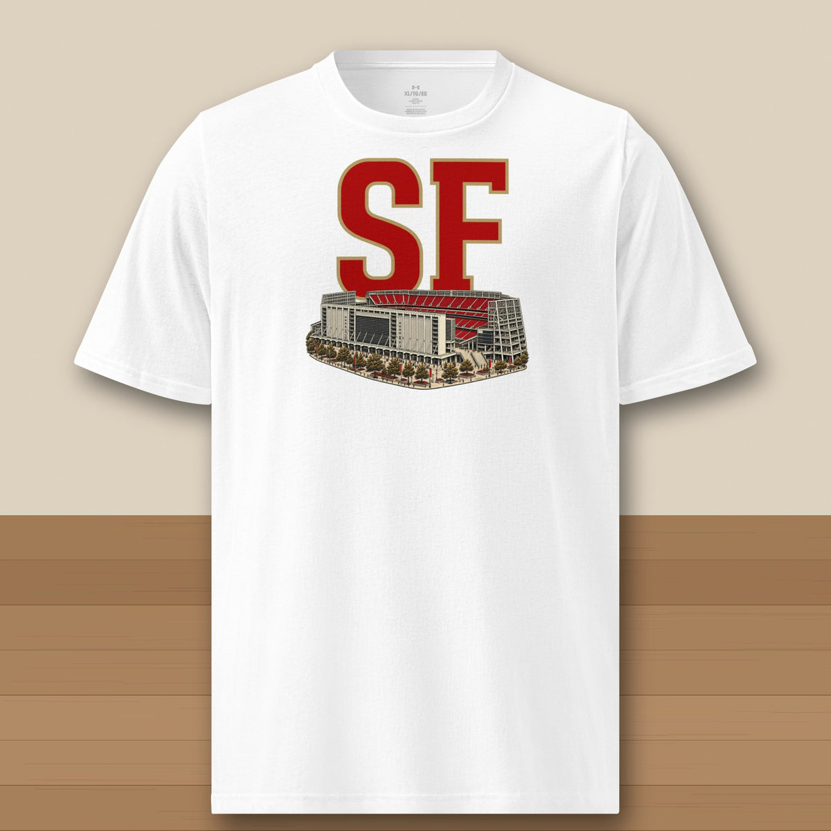 Under Armour Tee · White · front · San Francisco Home Field Advantage Under Armour tee in white