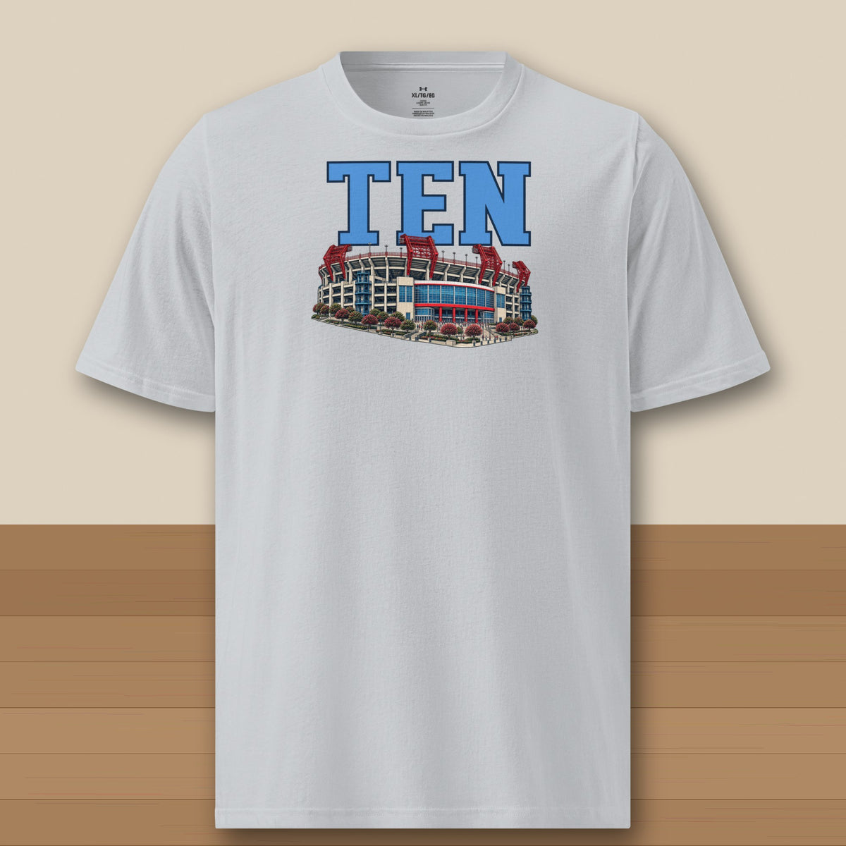 Under Armour Tee · Grey · front · Tennessee Home Field Advantage Under Armour tee in grey