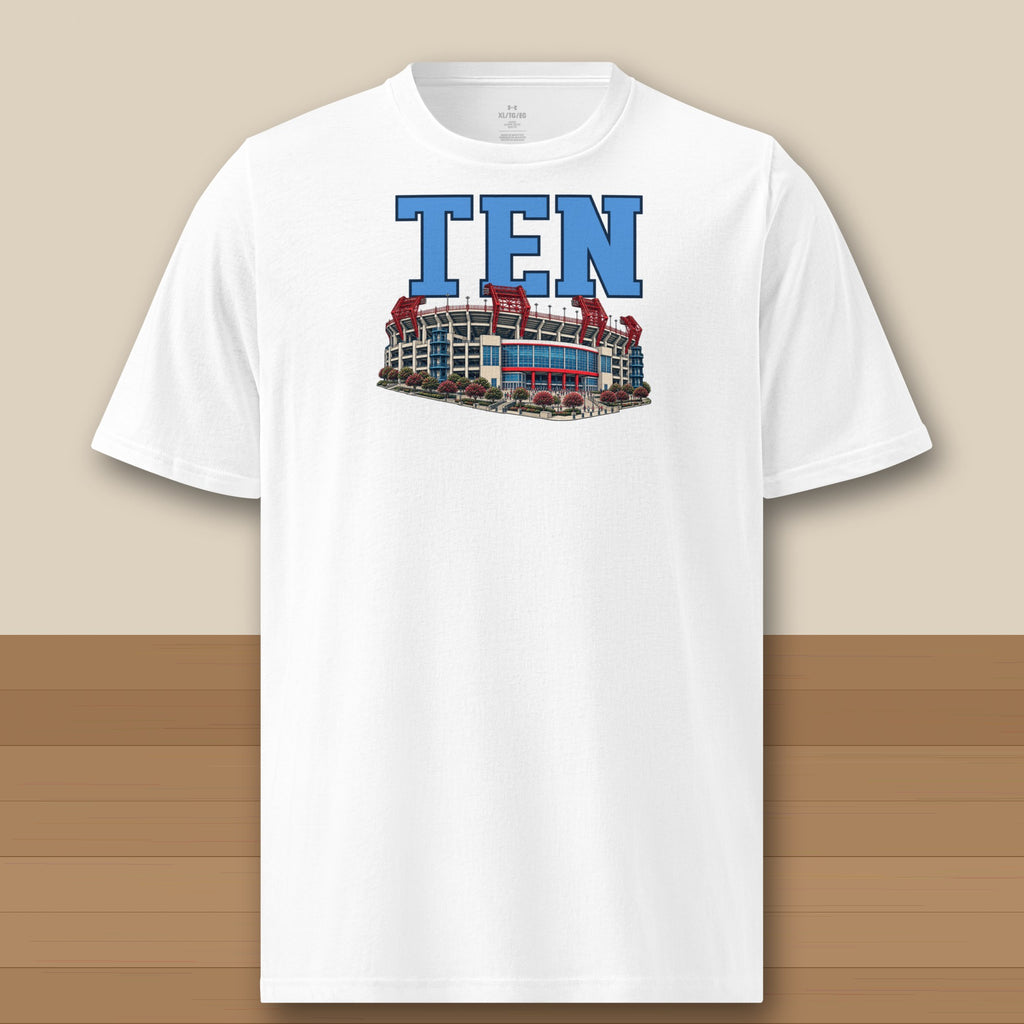 Under Armour Tee · White · front · Tennessee Home Field Advantage Under Armour tee in white