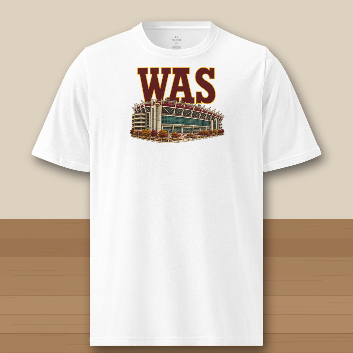 Under Armour Tee · White · front · Washington Home Field Advantage Under Armour tee in white