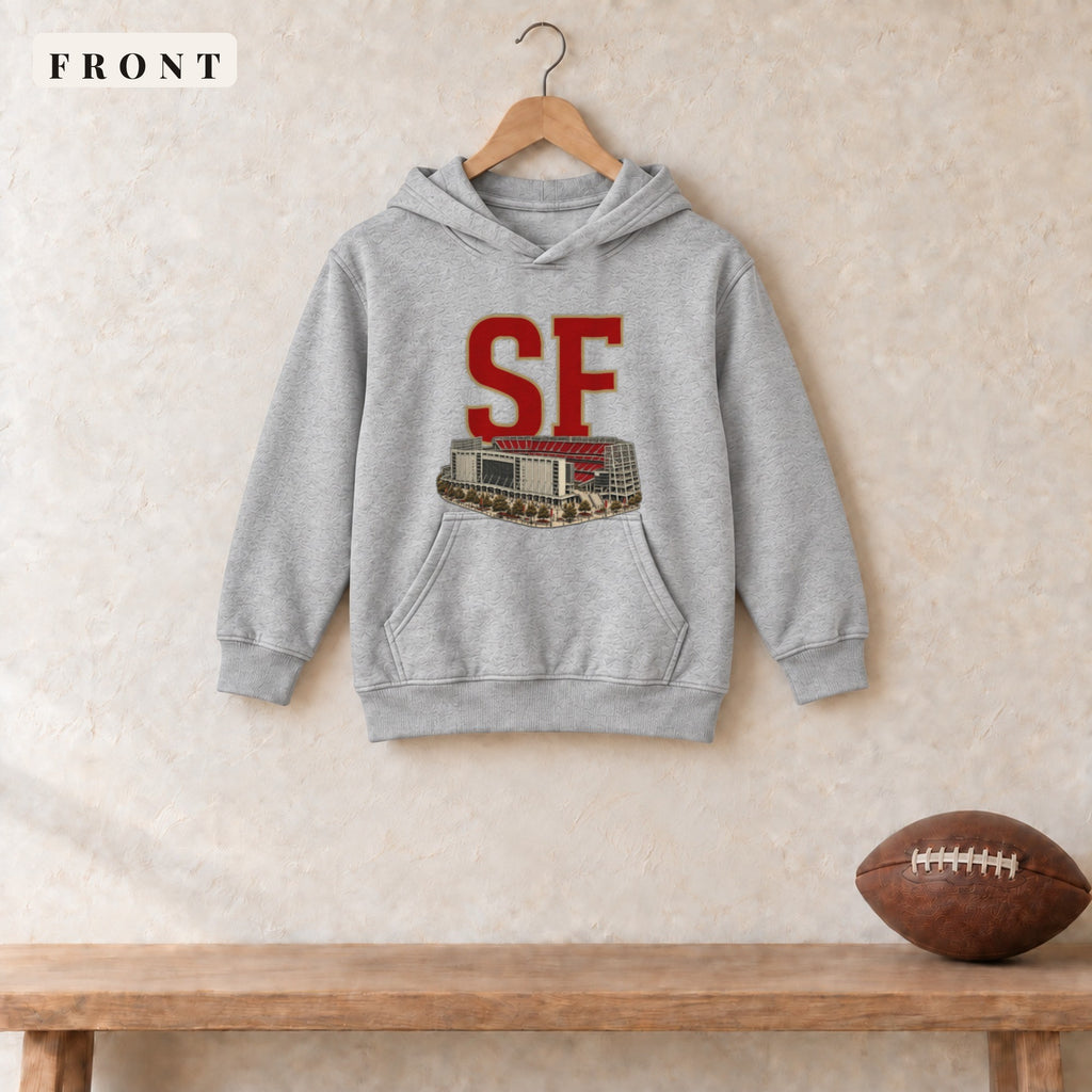 Youth Hoodie · Sport Grey · front · San Francisco Home Field Advantage youth hoodie in sport grey