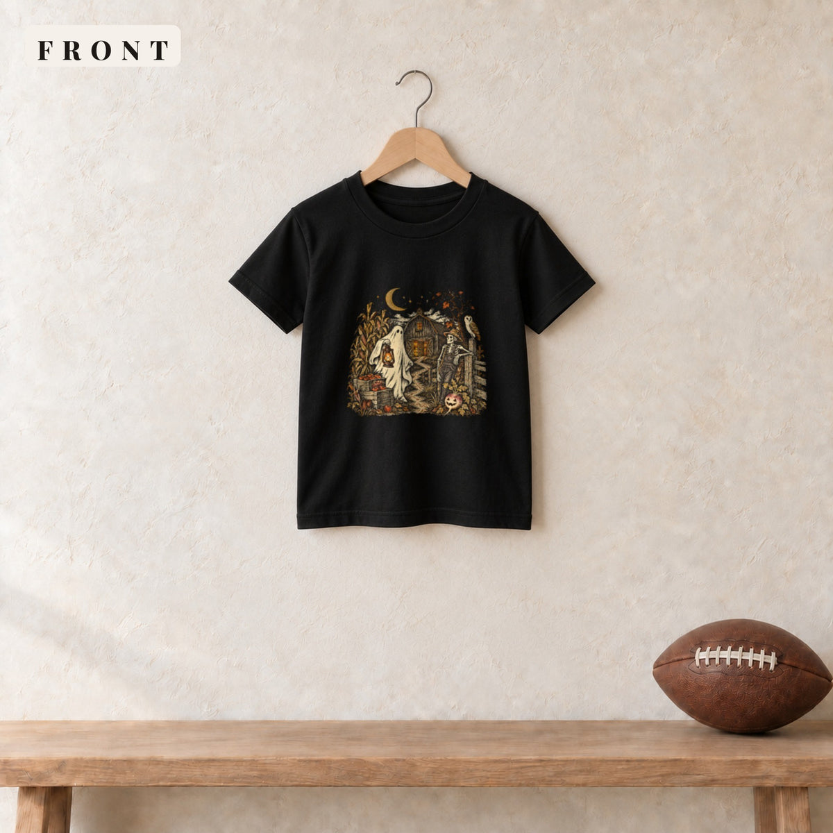 Youth Tee · Black · front · All Hollow's Eve After Hours on the Acre youth tee in black