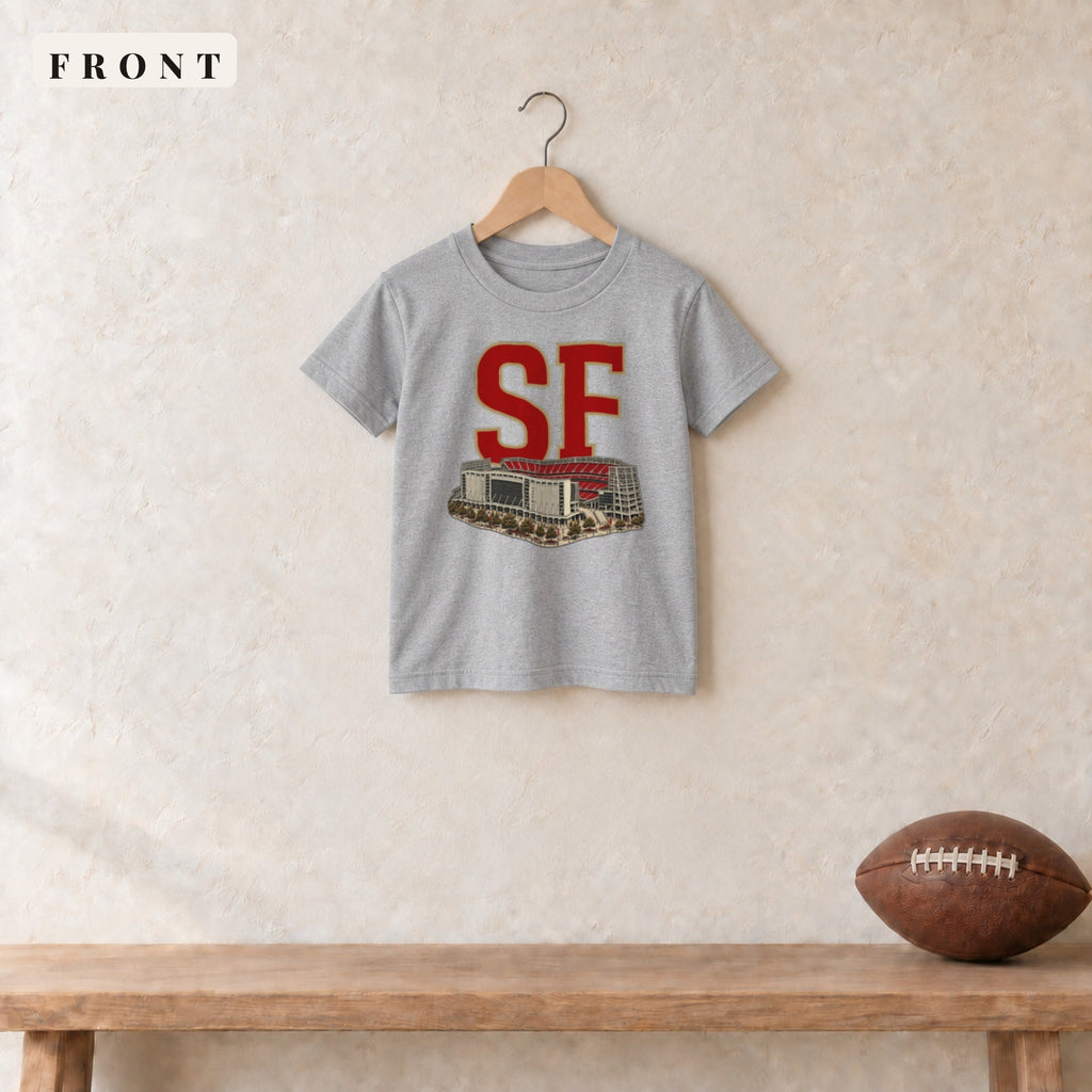Youth Tee · Sport Grey · front · San Francisco Home Field Advantage youth tee in sport grey