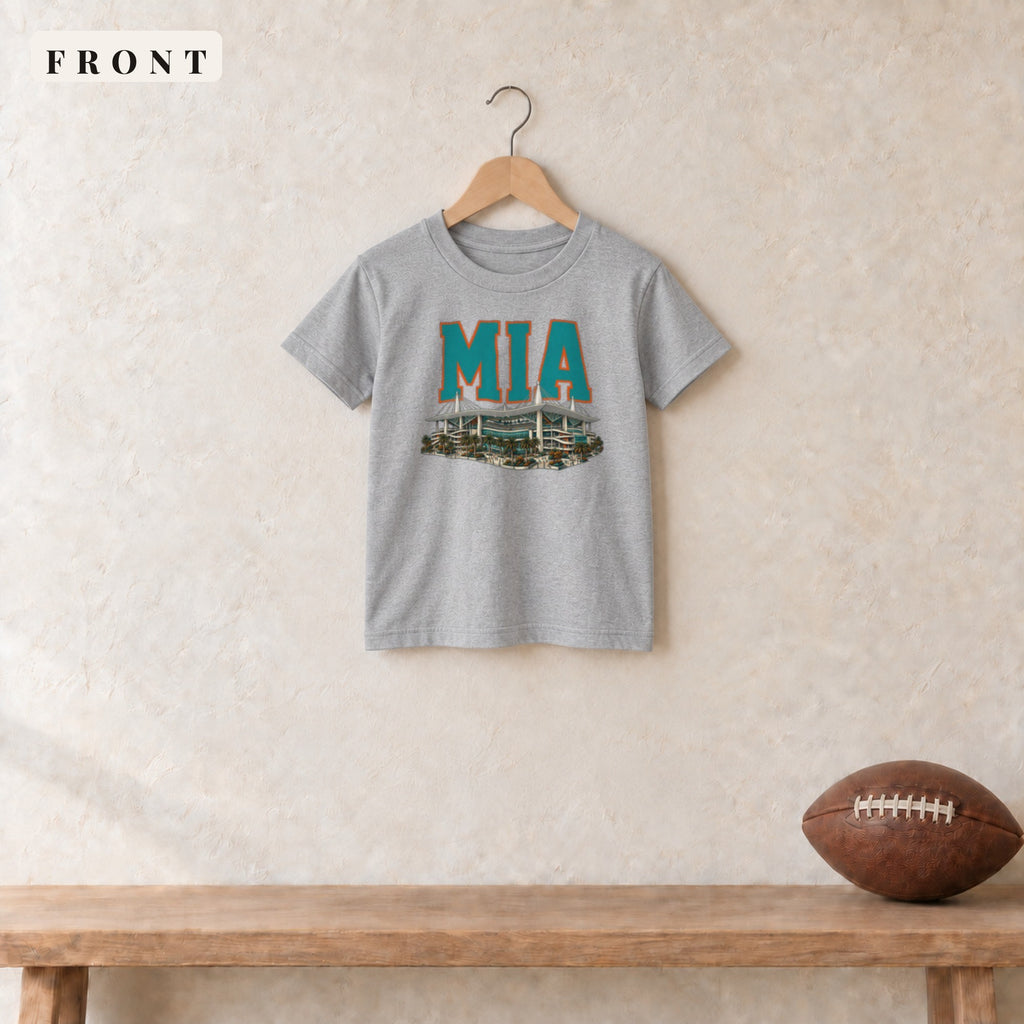 Youth Tee · Sport Grey · front · Miami Home Field Advantage youth tee in sport grey
