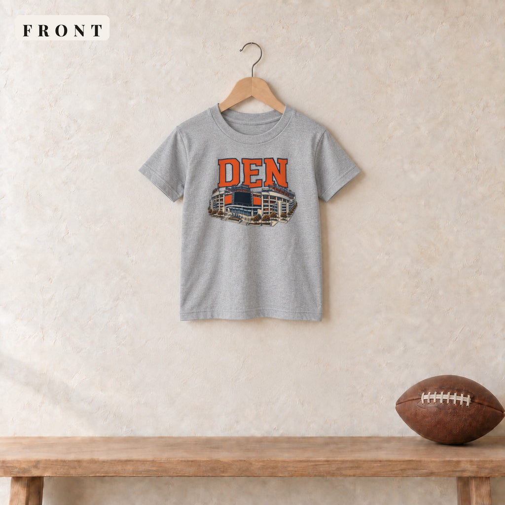 Youth Tee · Sport Grey · front · Denver Home Field Advantage youth tee in sport grey