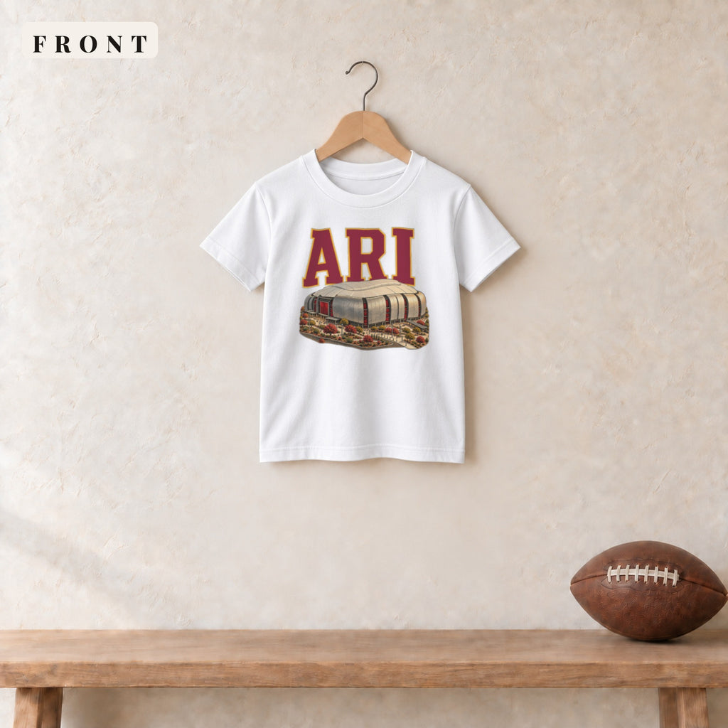 Youth Tee · White · front · Arizona Home Field Advantage youth tee in white