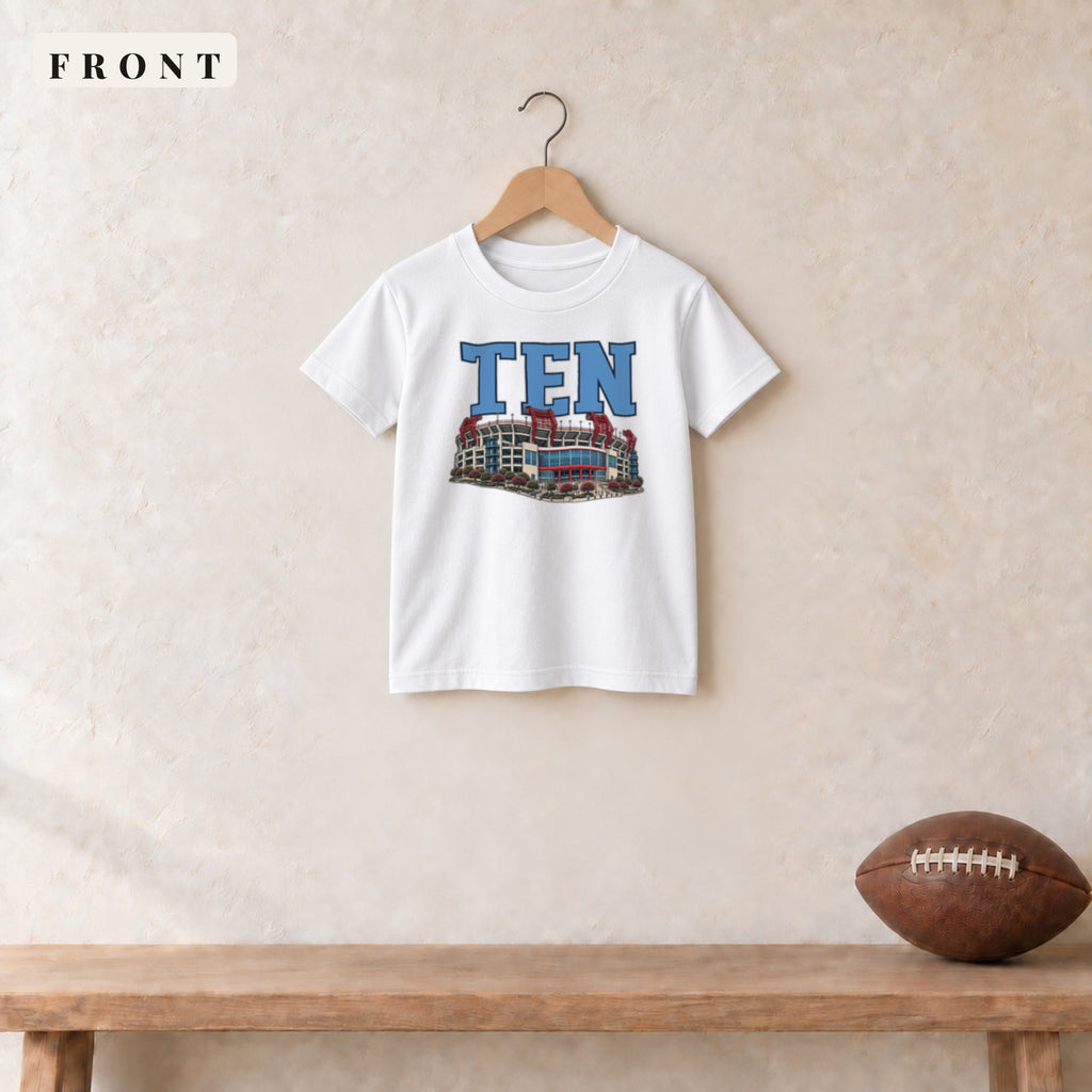 Youth Tee · White · front · Tennessee Home Field Advantage youth tee in white