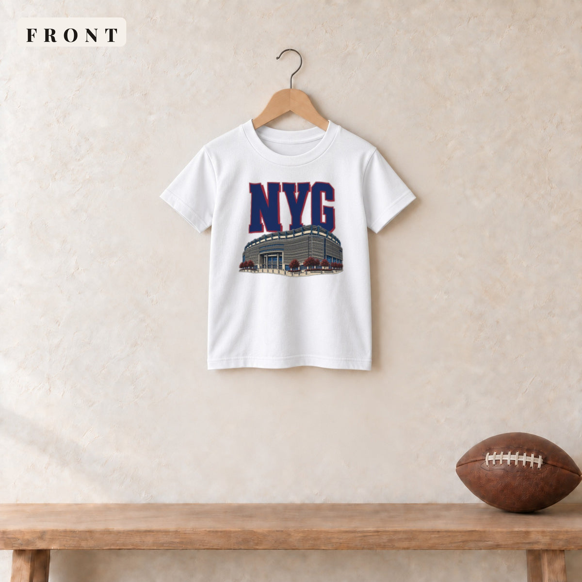 Youth Tee · White · front · New York Royal Home Field Advantage youth tee in white