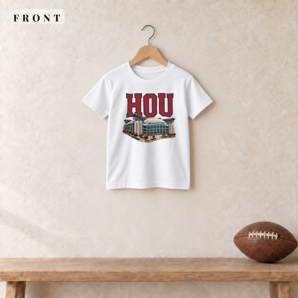 Youth Tee · White · front · Houston Home Field Advantage youth tee in white