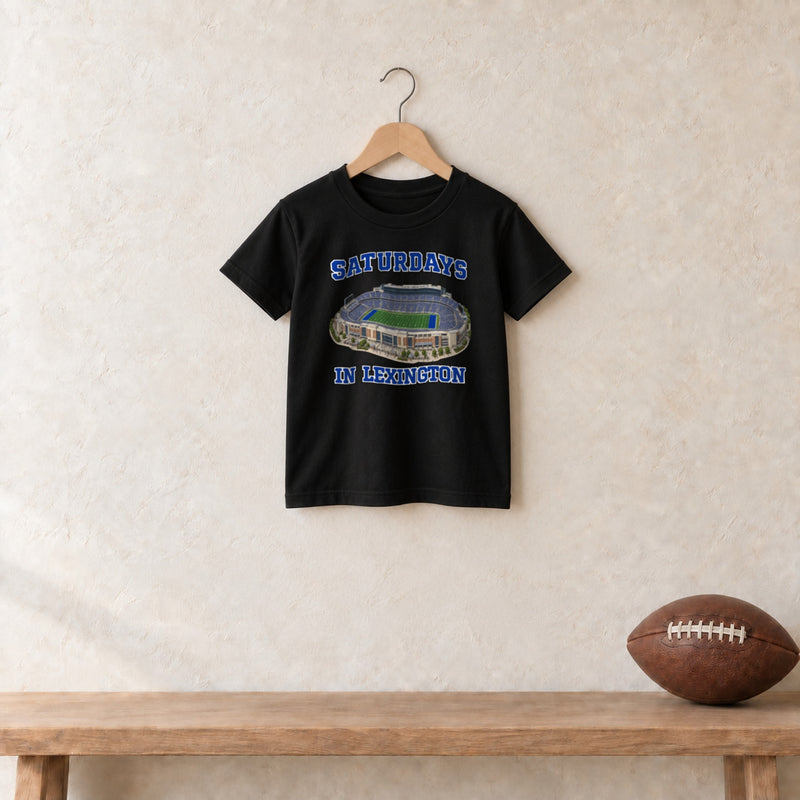 Color Black, Saturdays in Lexington Youth Classic Tee in black
