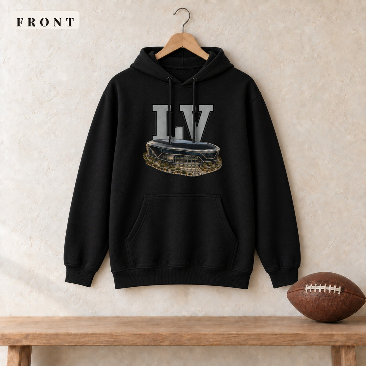 Hoodie · Black · front · Las Vegas Home Field Advantage hoodie in black