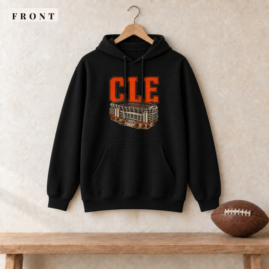 Hoodie · Black · front · Cleveland Home Field Advantage hoodie in black