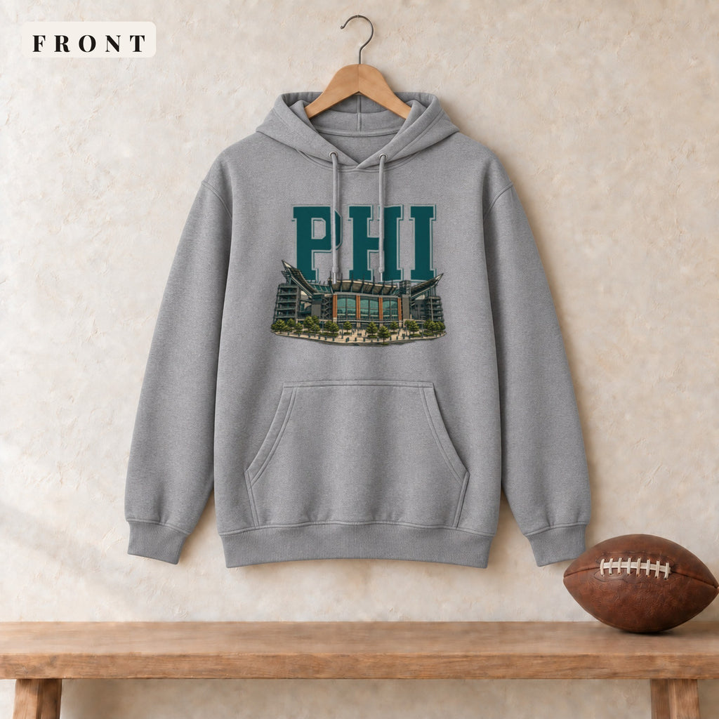 Hoodie · Sport Grey · front · Philadelphia Home Field Advantage hoodie in sport grey