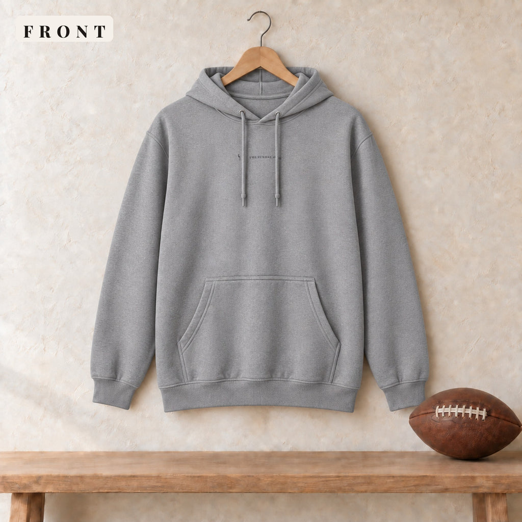 Hoodie · Sport Grey · front · The Sunday Acre Logo hoodie in sport grey