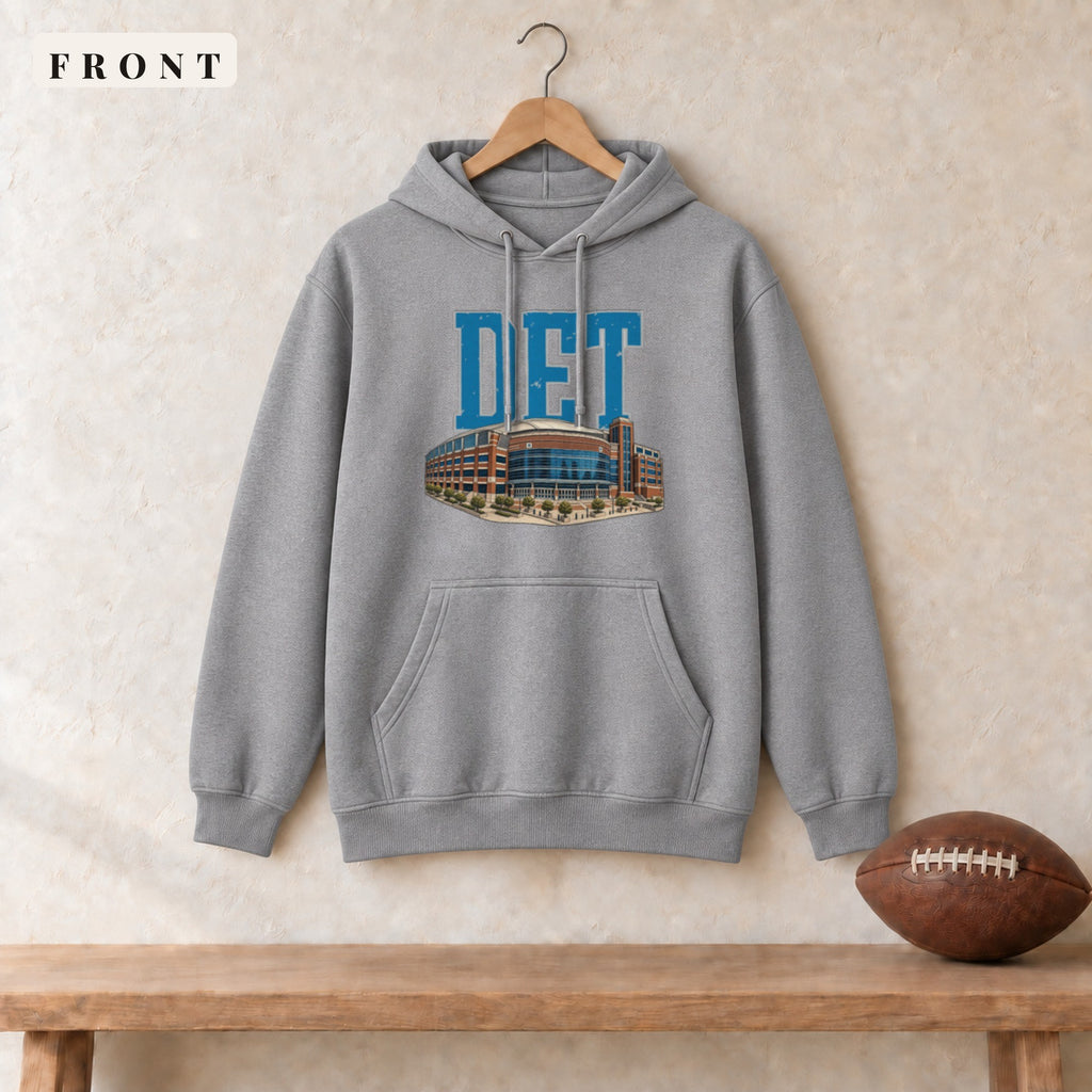 Hoodie · Sport Grey · front · Detroit Home Field Advantage hoodie in sport grey