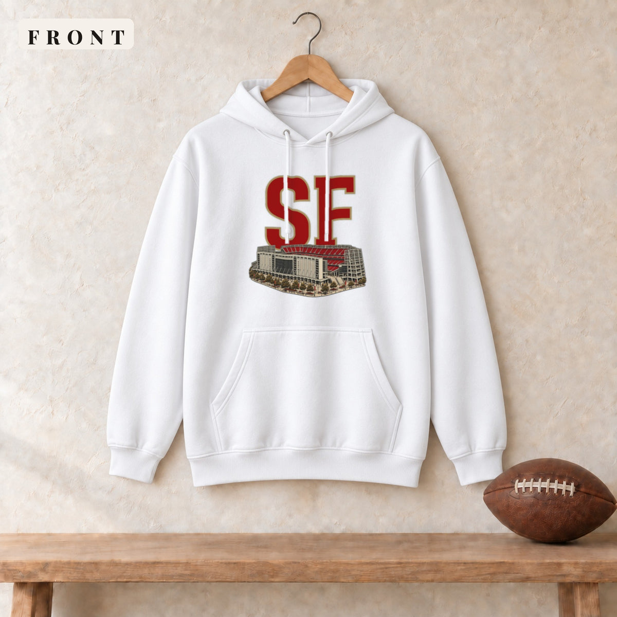 Hoodie · White · front · San Francisco Home Field Advantage hoodie in white